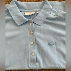 Lacoste Women’s Polo Shirt Blue Size 40
